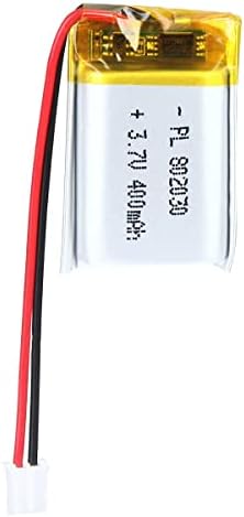 Литий-ионный аккумулятор 3.7V 400mAh 802030, перезаряжаемый, с разъемом JST PH2.0mm Akzytue