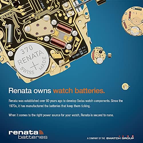 Renata Batteries 380 Button Cell Watch Battery Renata Batteries