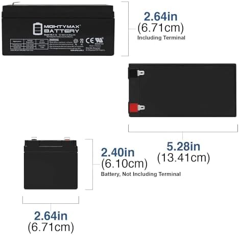 Аккумулятор ML3-12 SLA 12V 3AH для источников бесперебойного питания Mighty Max Battery