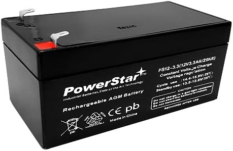 12V 3,3Ah AGM аккумулятор для замены Interstate SLA1042, SLA1035, SLA1041 PowerStar