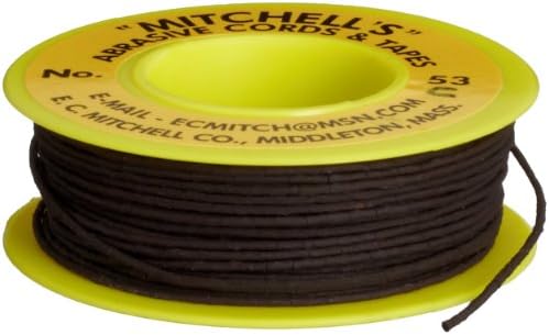 Mitchell Abrasives - 53C-25 53-C Round Crocus Polishing Cord, .040" Diameter x 25 Feet Mitchell Abrasives