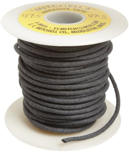 Mitchell Abrasives - 47S-25 47-S Round Abrasive Cord, Silicon Carbide 120 Grit .125" Diameter x 25 Feet Mitchell Abrasives