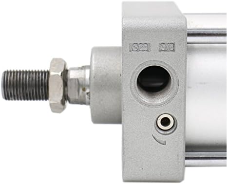 Baomain Pneumatic Air Cylinder SC 63 X 150 PT3/8, Bore: 2-1/2 inch(63mm), Stroke: 6 inch(150mm), Screwed Piston Rod Dual Action Baomain