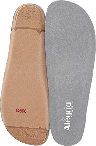 Женская Стелька Alegria by PG Lite Replacement Insole Grey 1 EU 37 (US Women's 7-7.5) Regular Alegria by PG Lite