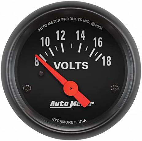 AutoMeter Volmeter Gauge | Z-Series | 52mm | 8-18 Volts KarParts360