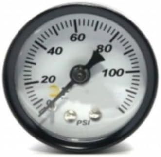 Fuelab Fuel Pressure Gauge 1.5in - EFI - Range 0-120 PSI KarParts360