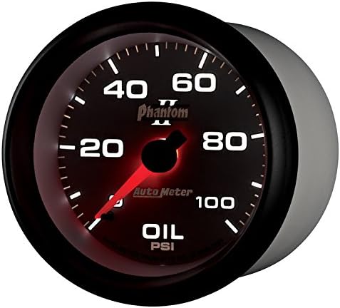 Auto Meter 7821 Phantom II Mechanical Oil Pressure Gauge Auto Meter