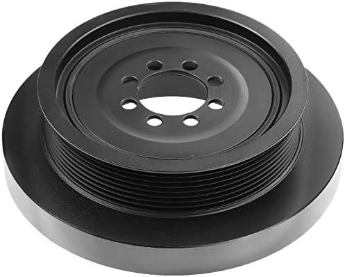 A-Premium Engine Harmonic Balancer Pulley - DOHC L6 3.0L - Compatible with BMW Cars- 2011-2019 -[3,4,5,6,7 Series] 335i, 435i, 535i xDrive, 640i, 740i, 740Li, M2, X3, X4, X5, X6, for# 11237573655 A-Premium