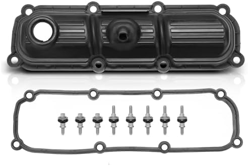 A-Premium Left Side Engine Valve Cover, with Gasket & Bolt, Compatible with Chrysler Dodge Jeep - 2005-2011 - Pacifica, Town Country, Caravan, Grand Caravan, Wrangler, 3.3L 3.8L, Replace # 4648980AB A-Premium