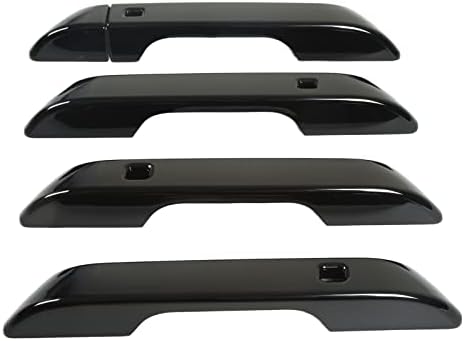 Aramox Door Handle Cover Trim, 5Pcs Car Exterior Side Door Handle Cover Trim Sticker Glossy Black Replacement for Kia Carnival KA4 2022 Up Aramox