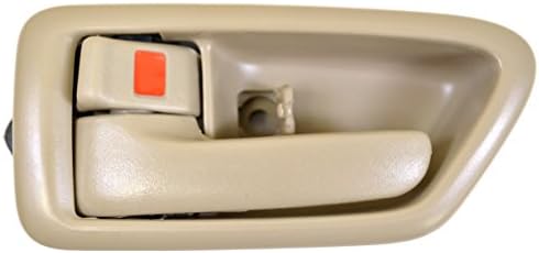 PT Auto Warehouse TO-2562E-LS - Inside Interior Inner Door Handle/Trim, Beige/Tan - Driver Side PT Auto Warehouse