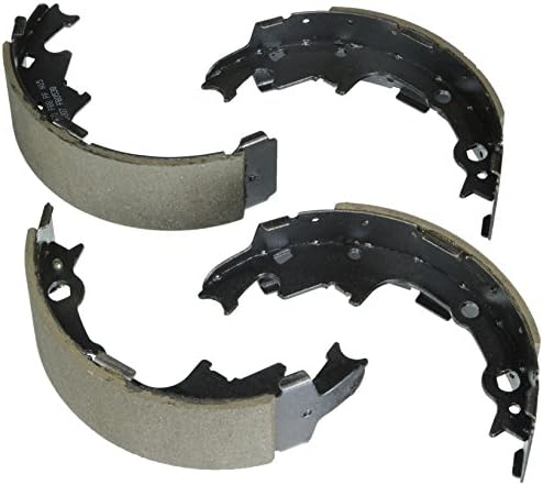 BOSCH BS538 Blue Drum Brake Shoe Set - Compatible With Select Chrysler Town & Country; Dodge Caravan, Grand Caravan, Dakota; Jeep Cherokee, Commanche, Wagoneer, Wrangler; Plymouth Voyager + More; REAR Bosch