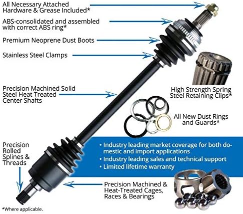 FD-8123XTT - Front Driver Side CV Axle Shaft SurTrack