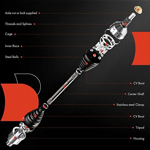 A-Premium CV Axle Shaft Assembly Compatible with Chevrolet Lumina, Monte Carlo & Buick Regal & Pontiac Grand Prix & Oldsmobile, Front Left Driver Side A-Premium