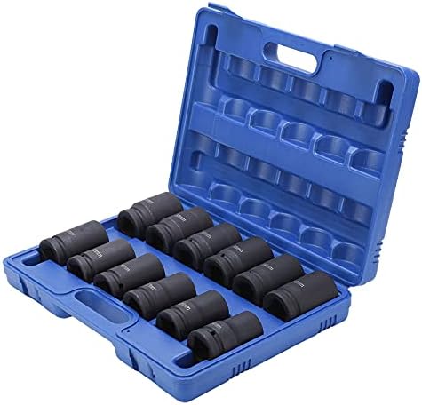 Socket Set,Impact Socket Set,1/2 Impact Socket Set,Sunex 1/2 Impact Socket Set,Drive Deep Impact Socket, Rive Impact Socket Set for Mechanical Parts Keenso