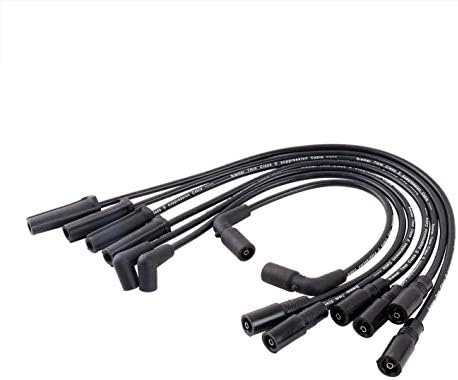 Ignition Spark Plug Wires 7mm (7PC Set) for 2002-2006 Chevy Silverado 1500 GMC Sierra 1500 V6 4.3L Bode-man