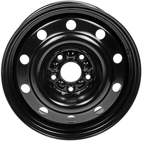 Dorman 939-243 17 x 6.5 In. Steel Wheel Compatible with Select Chrysler/Dodge Models, Black Dorman