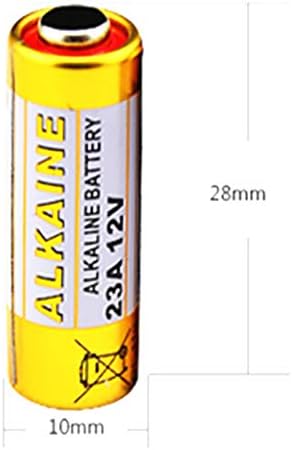 Cotchear A23 12V Alkaline Battery 23A 12 Volt A23 E23A MN21 Replacement Batteries 0% Hg (5Pcs) Cotchear