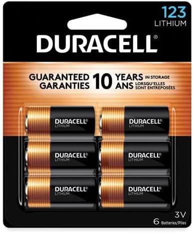 Литиевые фотоаккумуляторы DL123AB, 3 В, 6 штук, в 4 раза мощнее алкалиновых Duracell