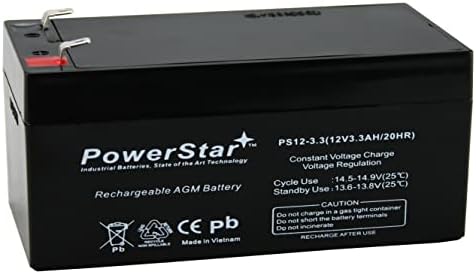 Совместимая аккумуляторная батарея 12V 3.3Ah для APC Back UPS ES 350 RBC35 PowerStar