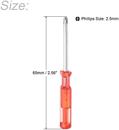 Миниатюрная отвертка Phillips 2.5 мм, длина 65 мм, 10 шт для ремонта мелких устройств uxcell