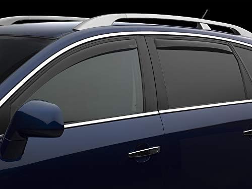 WeatherTech Custom Fit Side Window Deflectors for Toyota Sienna - (821016), Front & Rear Set - Dark Tint WeatherTech