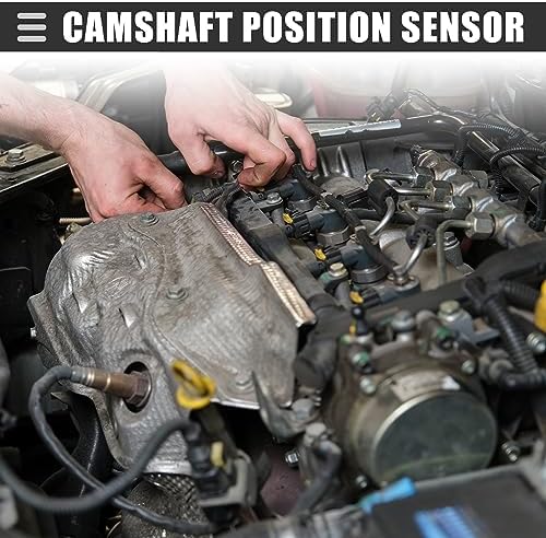 Motoforti Camshaft Position Sensor, for Mitsubishi Lancer 2008-2017, ABS, No.1865A066, Black, 2 Pcs Motoforti