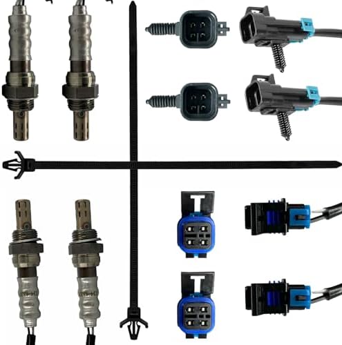 Кислородный датчик O2, совместимый с Chevy Silverado 1500, Avalanche, Suburban, Tahoe 2006-2007 годов, комплект из 4 штук Auto Occasion