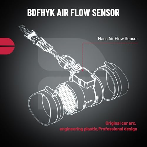 BDFHYK Mass Air Flow Sensor Meter MAF 22680-7S000 AF10141 Compatible with Altima Infiniti G37 Suzuki, 2003-2009 350Z 3.5L, 2009-2015 370Z 3.7L, 2003-2015 Murano 3.5L, 2005-2008 G35 3.5L & More Bdfhyk