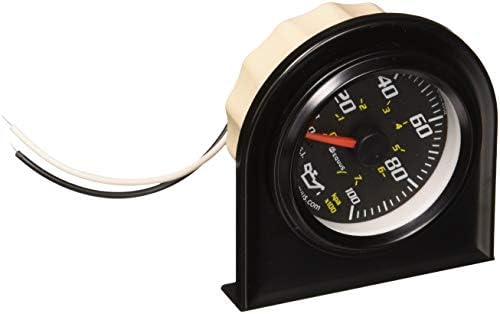 EQUUS Oil Pressure Gauge - 2" Black Replaces 6044 Equus