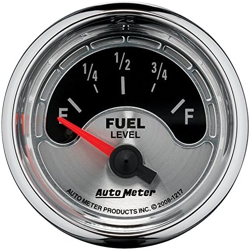 Auto Meter 1217 American Muscle 2-1/16" Short Sweep Electric Fuel Level Gauge Auto Meter