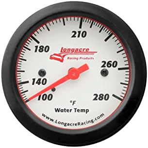 Longacre 52-46902 Sportsman Elite Water Temp Gauge, 100-280 F Longacre