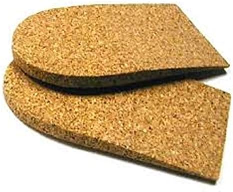 Heel Lift, 3/8 inch (9 mm) Rubber Cork, 1 Pair, Small (2" Wide) Atlas Biomechanics