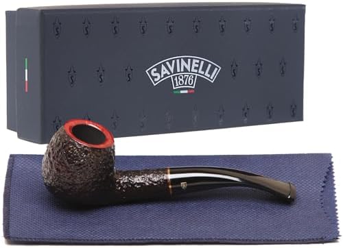 Savinelli Roma 626 Black Stem Tobacco Pipe… Savinelli