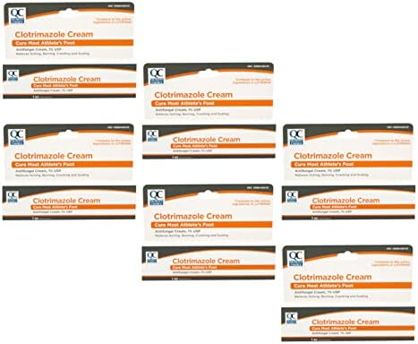 Quality Choice Clotrimazole Antifungal Cream (Крем), 1 oz (Унции) - Pack of 6 Quality Choice