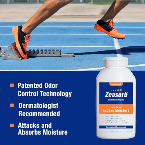 Zeasorb Excess Moisture 2.5 Oz (Pack of 2) Zeasorb