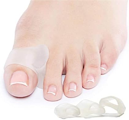 NatraCure Gel (Гель) Toe Separators (w/Loop) Variety 6 Pack - (Size: 2 Small, 2 Medium, 2 Large) - Toe Spacers NatraCure