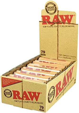 RAW Natural Hemp Composite Roller Eco Plastic 79mm Rolling Machine - 1 1/4 & 1 1/2 Size (12) Raw