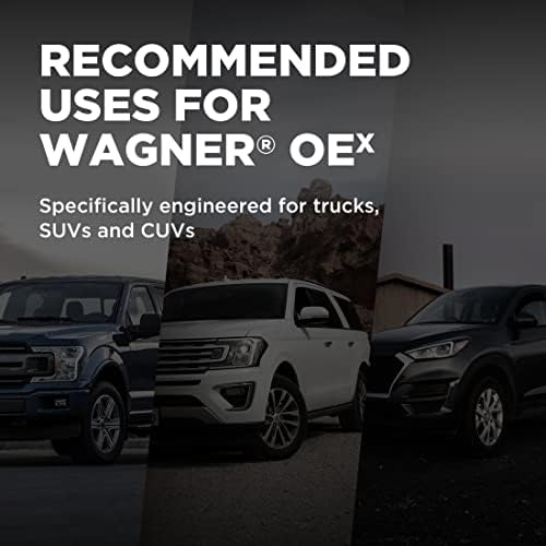 Комплект дисковых тормозных колодок Premium Ceramic OEX1212 для пикапов, внедорожников и CUV Wagner