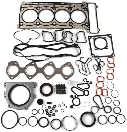 M271 Engine Rebuild Overhaul Gasket Seals Kit Fits for 10-16 Mercedes W204 W212 M271 1.8L Turbocharged (1796cc) L4 C200/ E200/ SLK200 Replace OE 2710161520 2710140004 2710140104 Ingkan