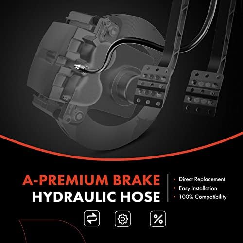 A-Premium Front Driver Brake Hydraulic Hose Compatible with Select Ford Models - Explorer 2011 2012 2013 2014 2015 - Replace# DB5Z2078C A-Premium