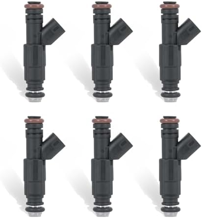 6Pcs Fuel Injectors FJ460 YR3E-A4A Compatible for Ford E-150 E150 E-250 E250 4.2L 1999-2003 / Compatible for Ford F150 4.2L 1999-2004 KUIPERAUTO