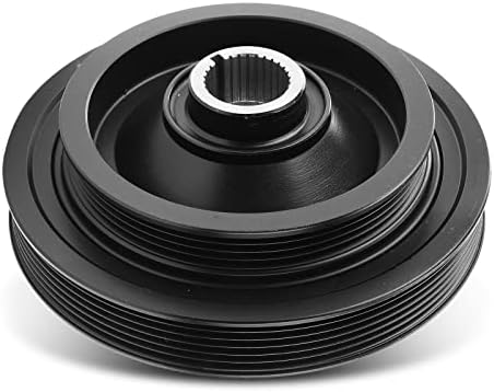 A-Premium Engine Harmonic Balancer Crankshaft Pulley Compatible with Honda Accord 98-02, Pilot 03-04, Odyssey 99-04 & Acura MDX 01-02, TL 99-03, CL 97-99 01-03, SOHC 3.0L 3.2L 3.5L, for# 13810P8AA01 A-Premium