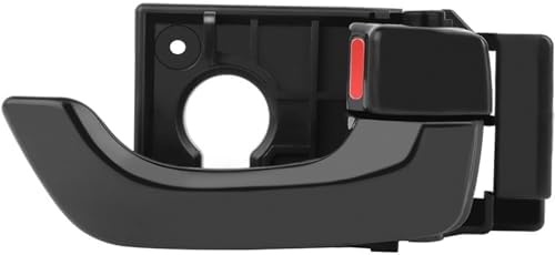 LUJUNTEC Interior Front Passenger Side Door Handle Replacement fit for 2006-2010 for Kia Optima 2003-2008 for Hyundai Tiburon Black Lujuntec