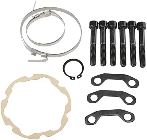 TRQ Front Drive Shaft Front CV Joint Rebuild Kit for 1999-2004 Jeep Grand Cherokee with QUADRA-DRIVE 4WD System / 2002-2007 Jeep Liberty Trq