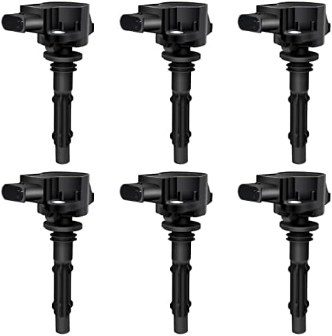 MAS Set of 6 Ignition Coils Pack Compatible with Mercedes Benz CLK ML E C GLK R SLK Class CLK350 E280 R350 ML350 C230 Dodge Sprinter 2500 3500 Freightliner V6 3.5L Replacement for UF-535 C1656 UF585 MAS