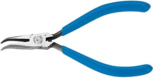 Klein Tools D320-41/2C Electronics Pliers, Needle Nose with Curved Chain-Nose, 5-Inch Klein Tools