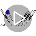 ALLY Tools Super Strong 6 Inch and 5 Inch Heavy Duty Automatic Center Punch, Perfect Automatic Center Punch for Metal, Wood, Plastic, Glass, and Marble – Features Spring Loaded Center Punch Design ALLY Tools and Parts