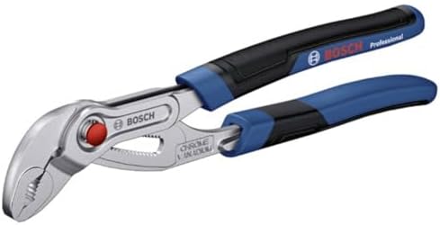 Bosch Professional Water Pump Pliers 250mm 2K Soft Grip Chrome Vanadium Steel Bosch Professional