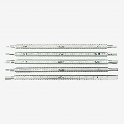 Набор из 5 предметов бит Drive-Loc VI с двойным шестигранным хвостовиком Wiha
